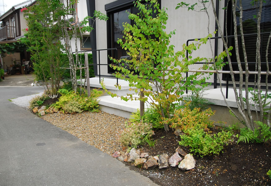掛川市の造園・外構　そよ風ガーデン　施工事例04