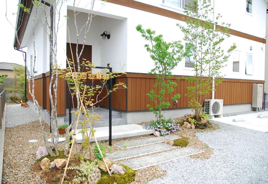 掛川市の造園・外構　そよ風ガーデン　施工事例08